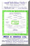 1959-60 Bolton Wanderers v. Chelsea team sheet
