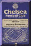 1959-60 Chelsea v. Sheffield Wednesday programme cover