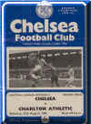 1962-63 Chelsea v. Charlton Athletic programme cover