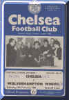 1963-64 Chelsea v. Wolverhampton Wanderers programme cover