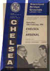 1965-66 Chelsea v. Arsenal programme cover