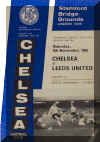 1965-66 Chelsea v. Leeds United programme cover