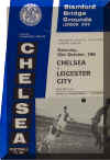 1965-66 Chelsea v. Leicester City programme cover