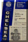 1965-66 Chelsea v. t.S.V. Munich programme cover