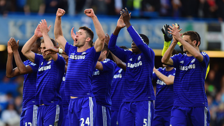 Chelsea celebrate