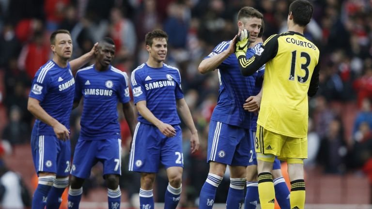 Chelsea celebrate