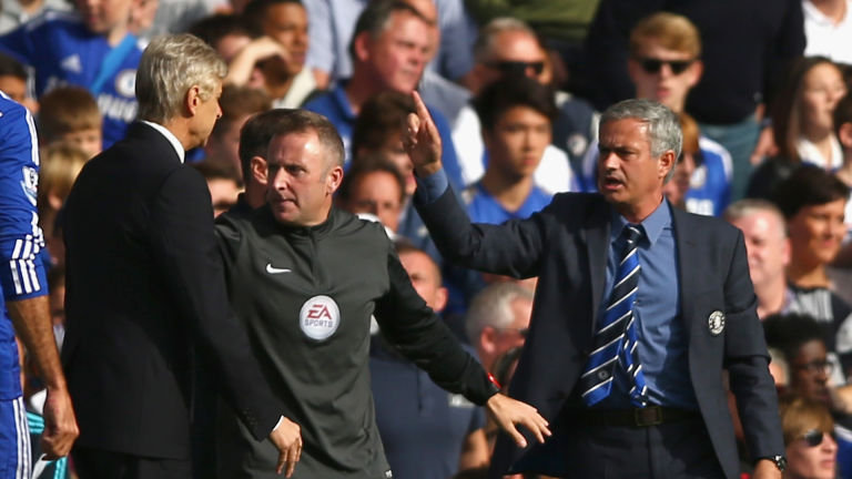 Arsene Wenger and Jose Mourinho