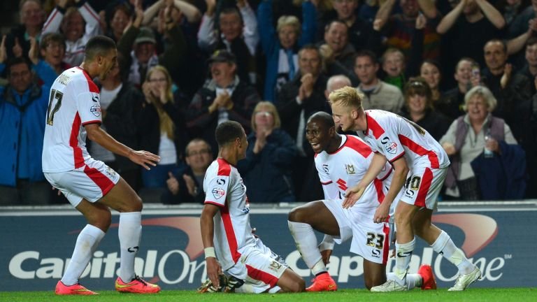 MK Dons Celebrate