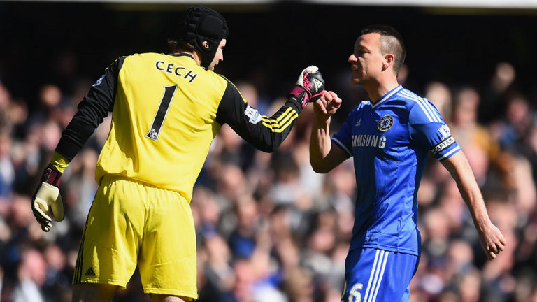 Petr Cech and John Terry