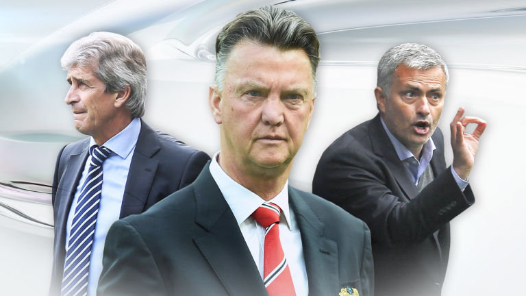 Pellegrini, Van Gaal and Mourinho