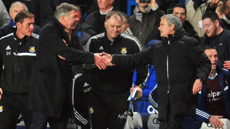 Sam Allardyce and Jose Mourinho