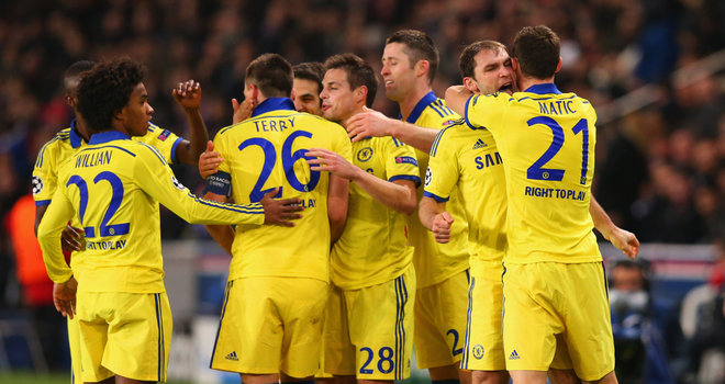 Chelsea celebrate