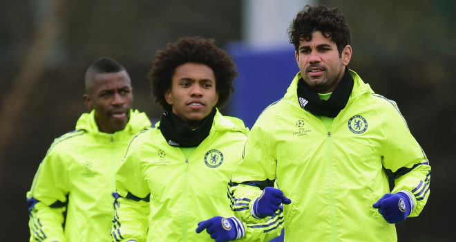 Ramires, Willian and Diego Costa