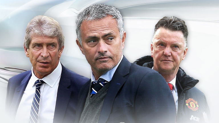 Pellegrini, Mourinho and Van Gaal