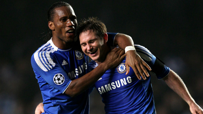 Didier Drogba and Frank Lampard
