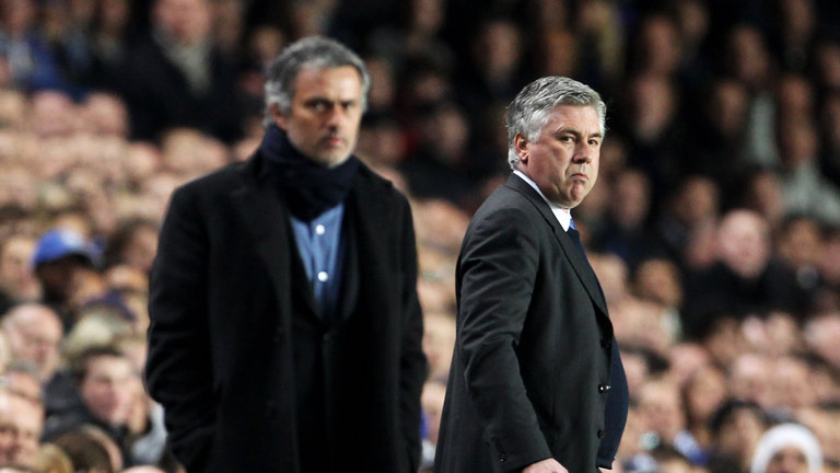 Jose Mourinho and Carlo Ancelotti