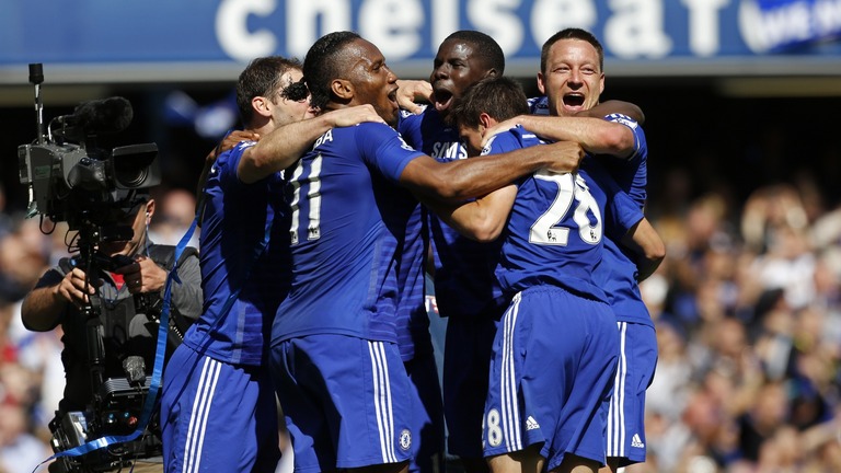 Chelsea celebrate