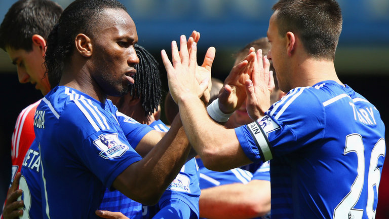 Didier Drogba and John Terry