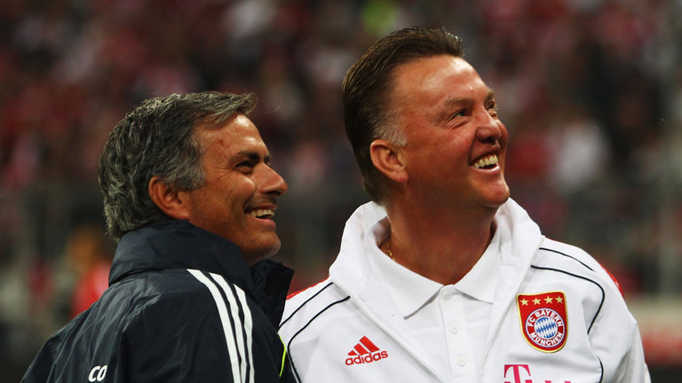 Jose Mourinho and Louis van Gaal