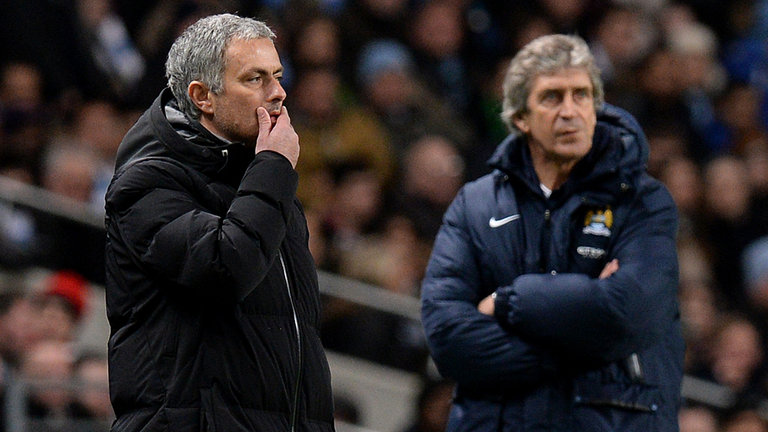 Jose Mourinho and Manuel Pellegrini