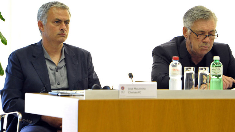 Jose Mourinho and Carlo Ancelotti