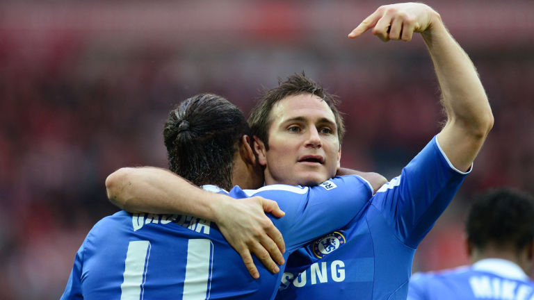 Didier Drogba and Frank Lampard