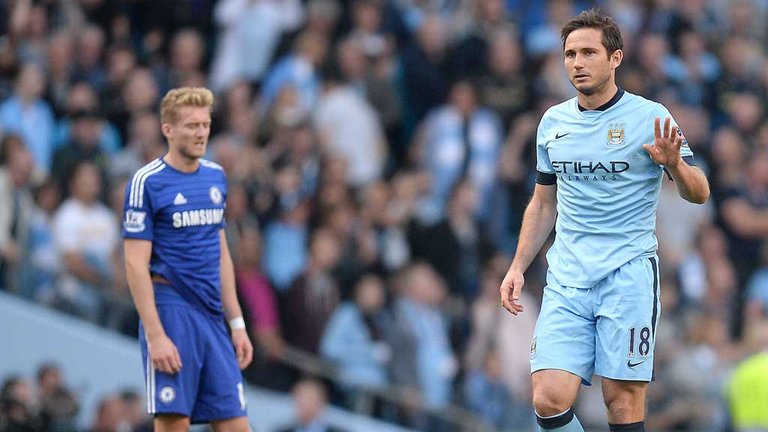 Andre Schurrle and Frank Lampard