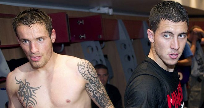 Mathieu and Eden Hazard