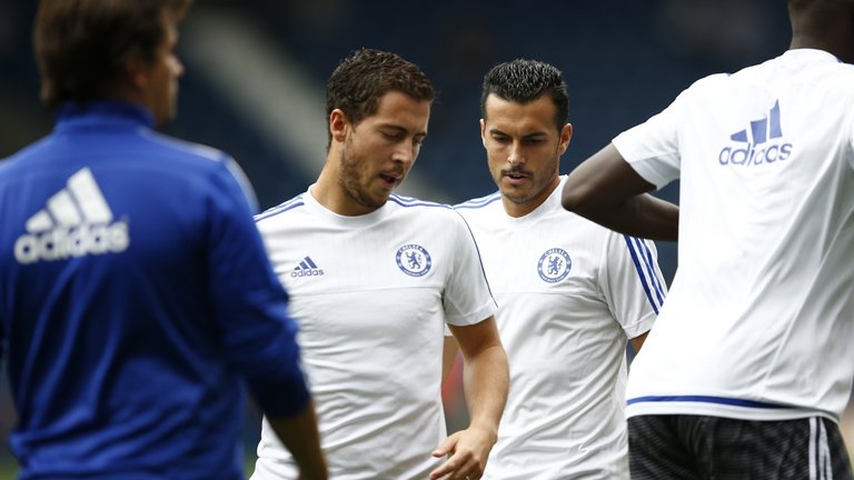 Eden Hazard and Pedro