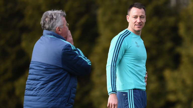 Guus Hiddink and John Terry