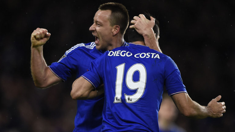 John Terry and Diego Costa