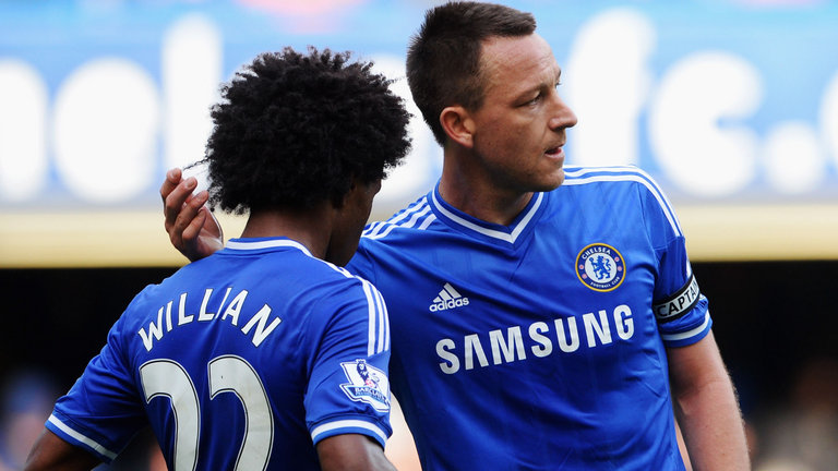 Willian and John Terry