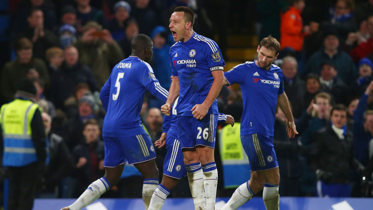 John Terry celebrates