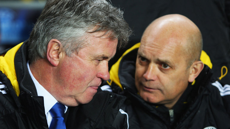 Guus Hiddink and Ray Wilkins