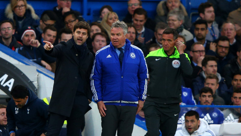 Poch Mauricio and Guus Hiddink