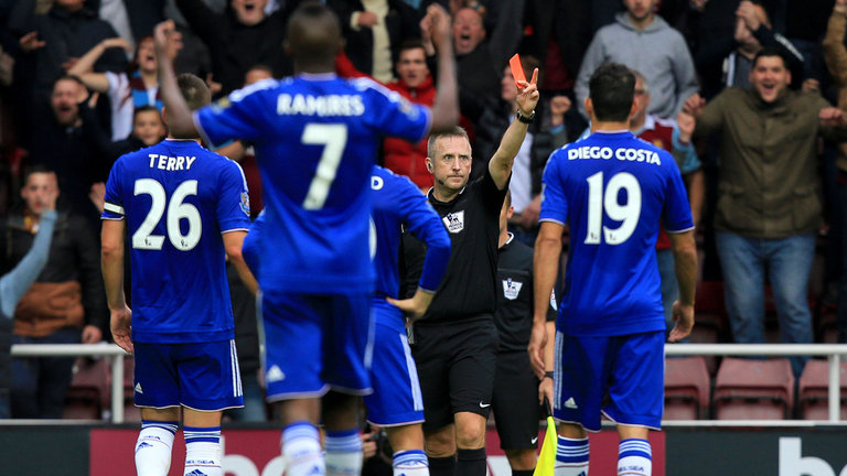 Nemanja Matic's red card