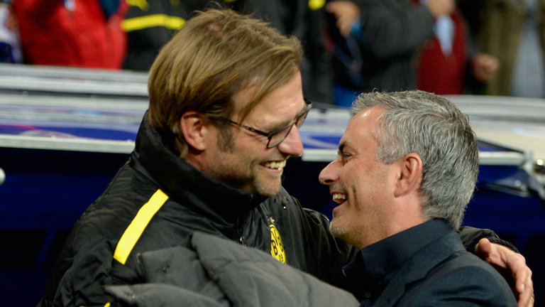 Jurgen Klopp and Jose Mourinho