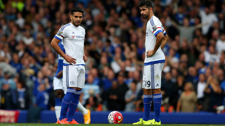 Radamel Falcao and Diego Costa