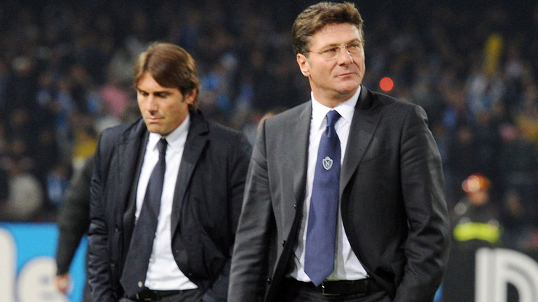 Antonio Conte and Walter Mazzarri