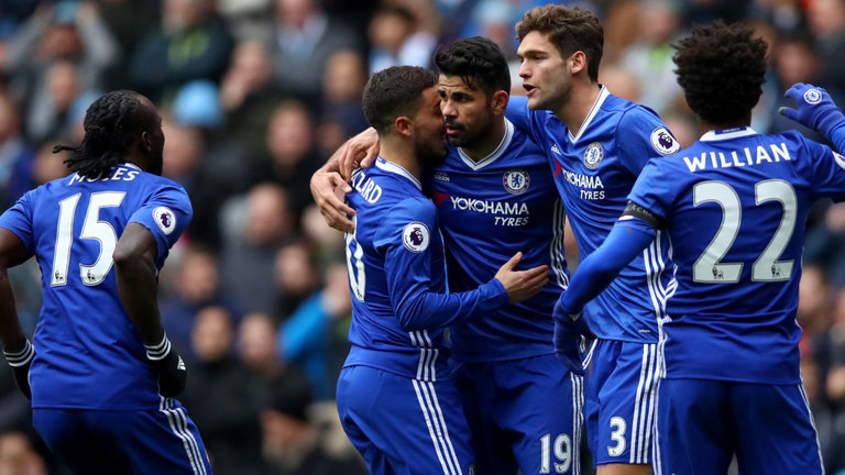 Chelsea celebrate