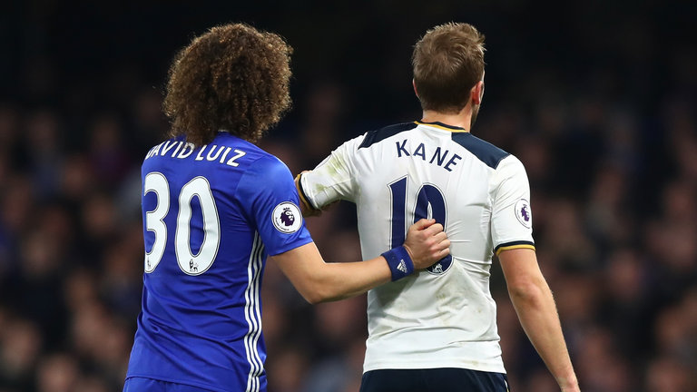 David Luiz and Harry Kane