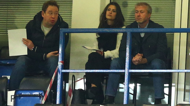 Leonid Slutsky with Roman Abramovich