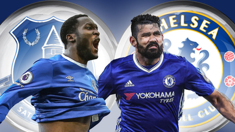Romelu Lukaku and Diego Costa