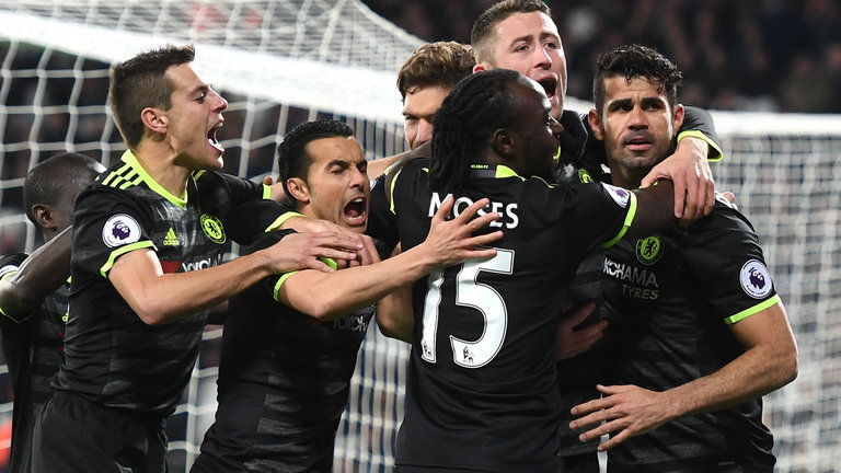 Chelsea celebrate