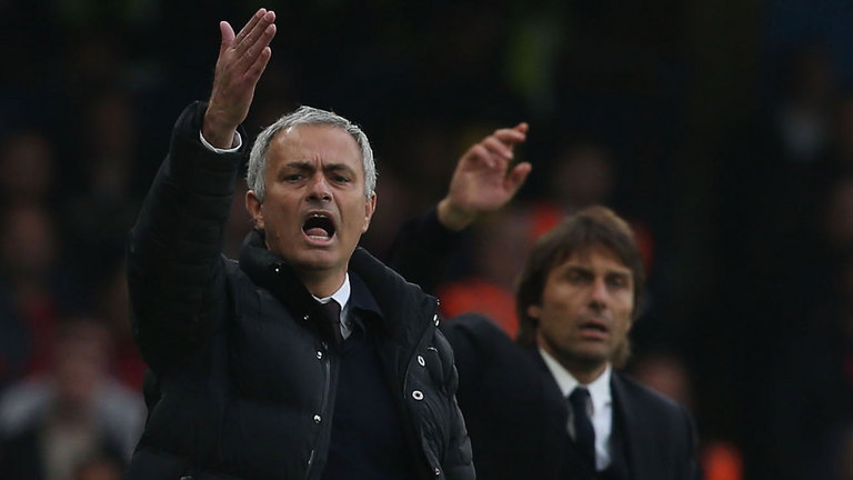 Jose Mourinho and Antonio Conte