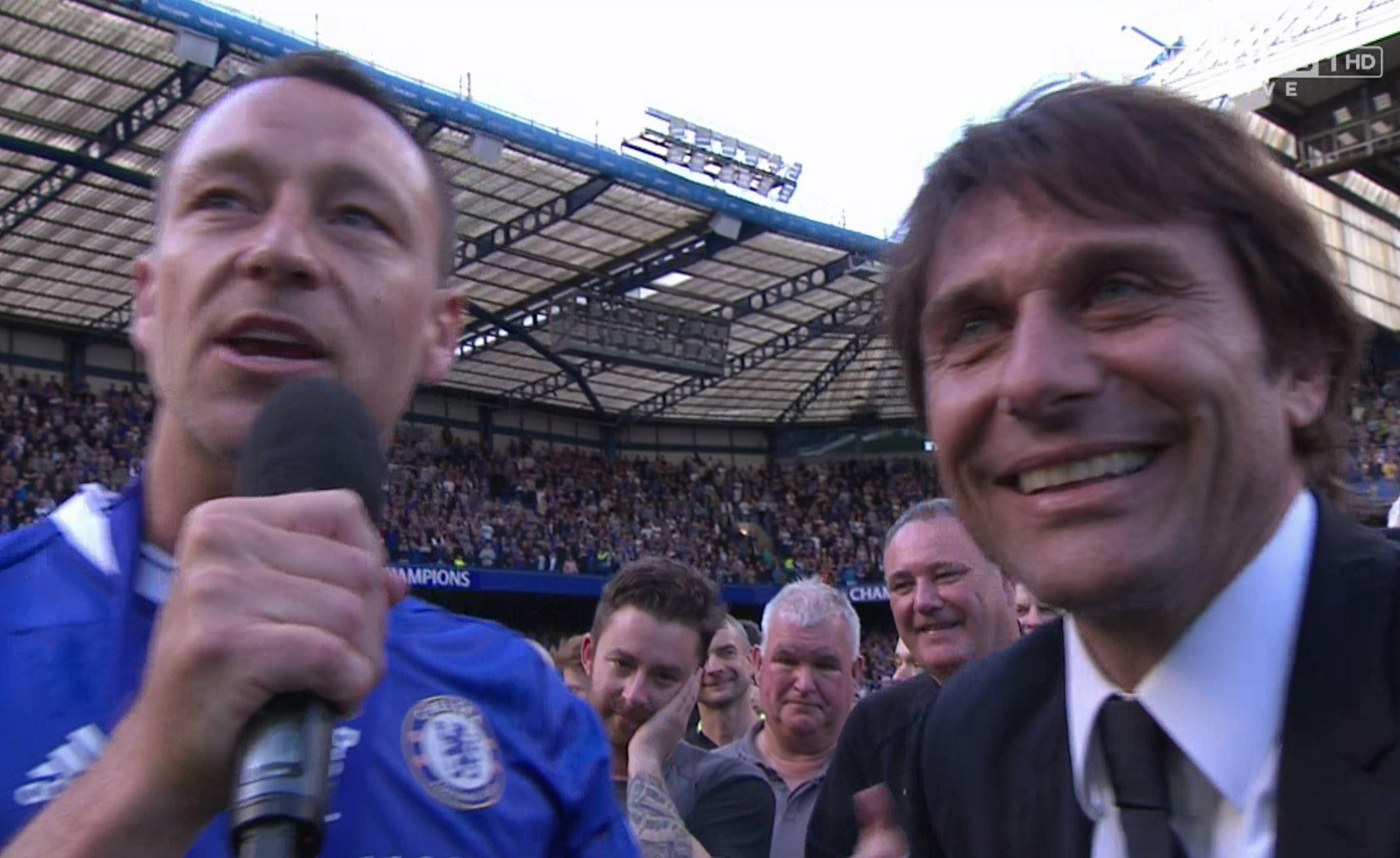 John Terry and Antonio Conte