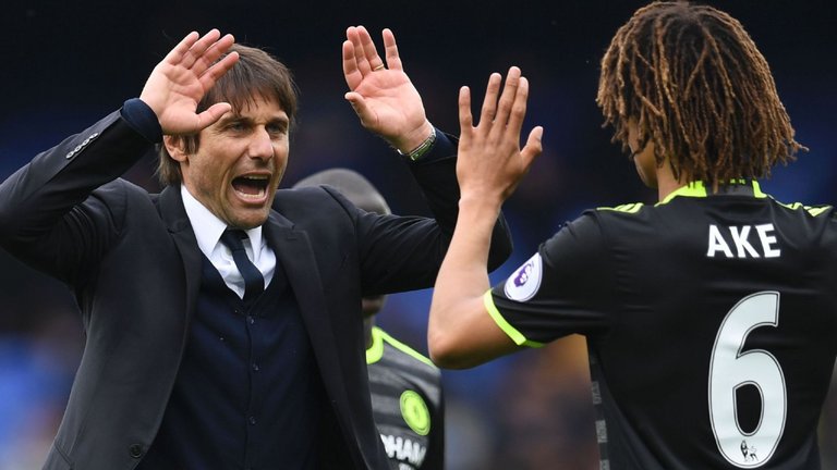 Antonio COnte and Nathan Ake