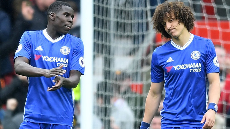Kurt Zouma and David Luiz