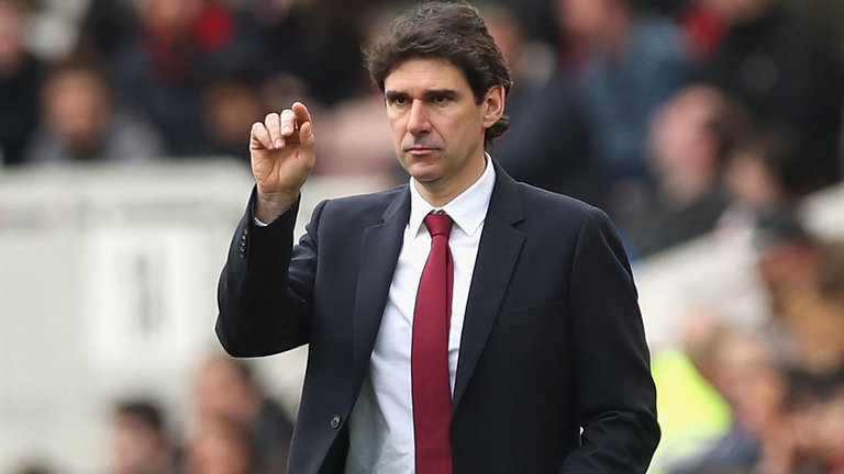 Middlesbrough manager Aitor Karanka