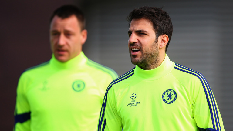 John Terry and Cesc Fabregas
